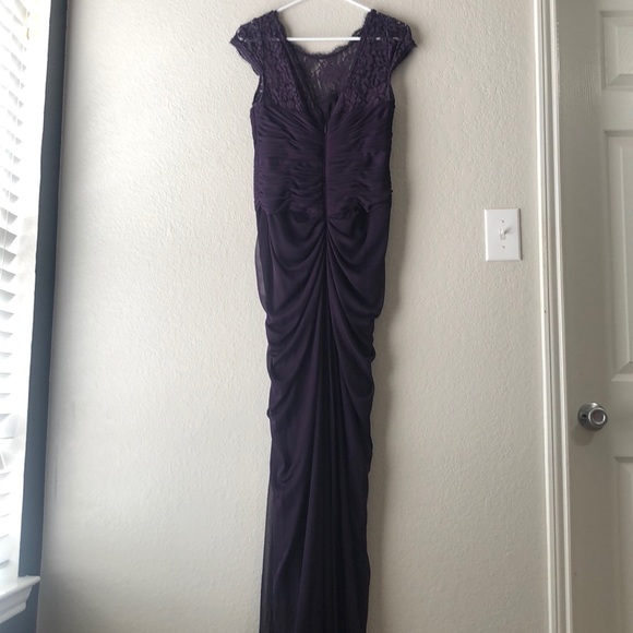 Brideamaid ADRIANNA PAPELL Purple formal dress - Picture 8 of 13